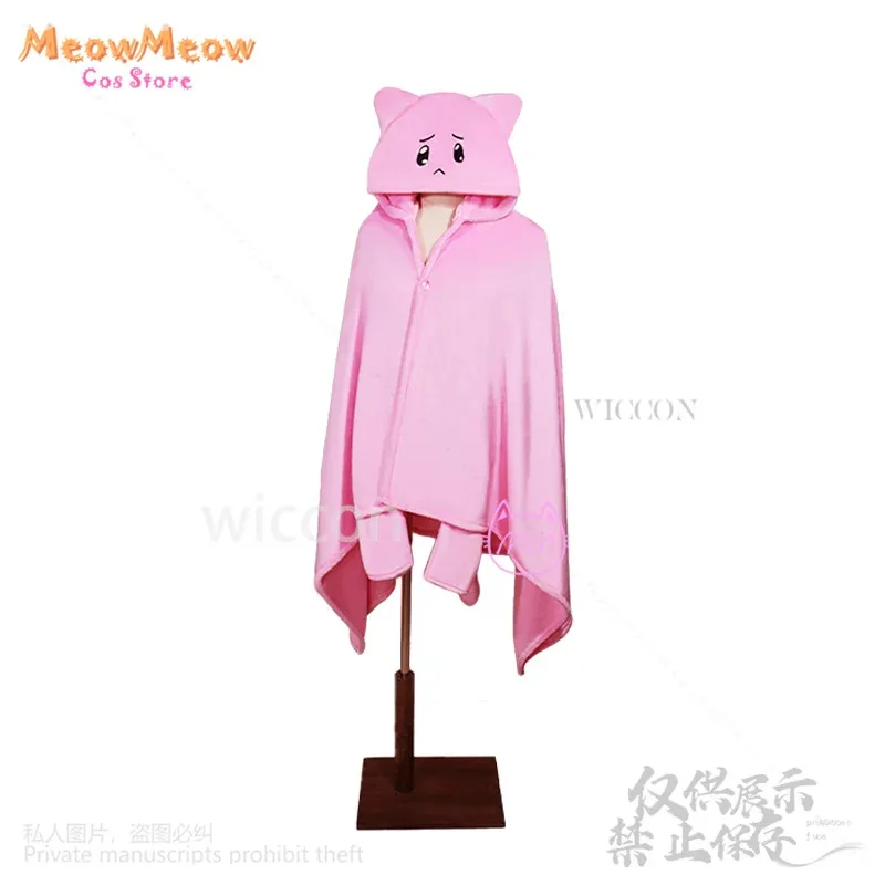 

2025 Game NEEDY GIRL OVERDOSE Cosplay KAngel P-chan Anime Costume Y2K Jirai Kei Blanket Kawaii Pink Cat Hooded Soft Cape Cust