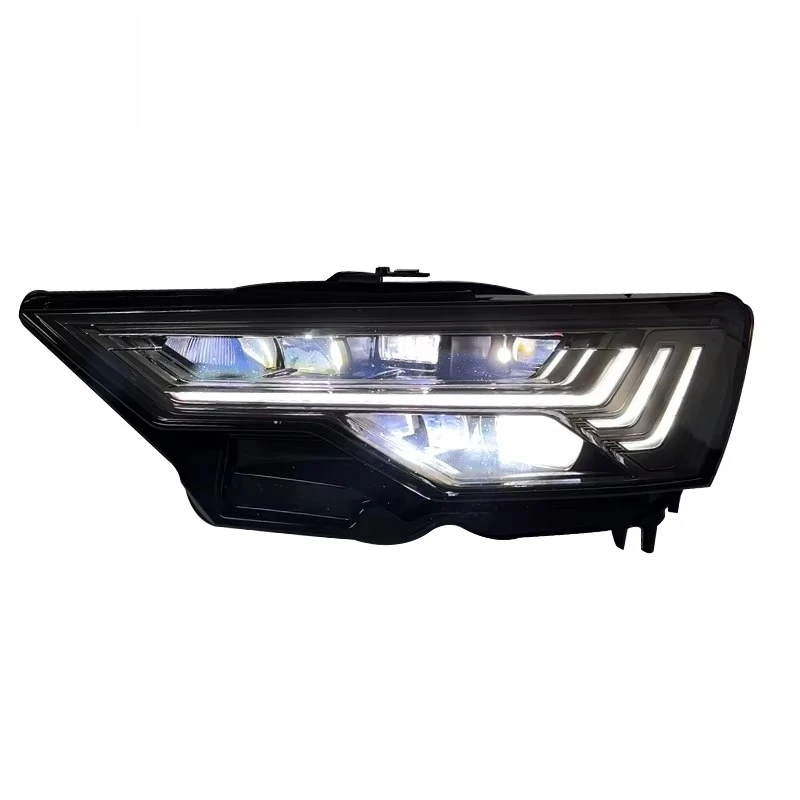 for A6 C8 Headlight C8 2019 2024 Head Light Upgrade Matrix 4 Projectors Lens Headlamp LED Front Light Assembly