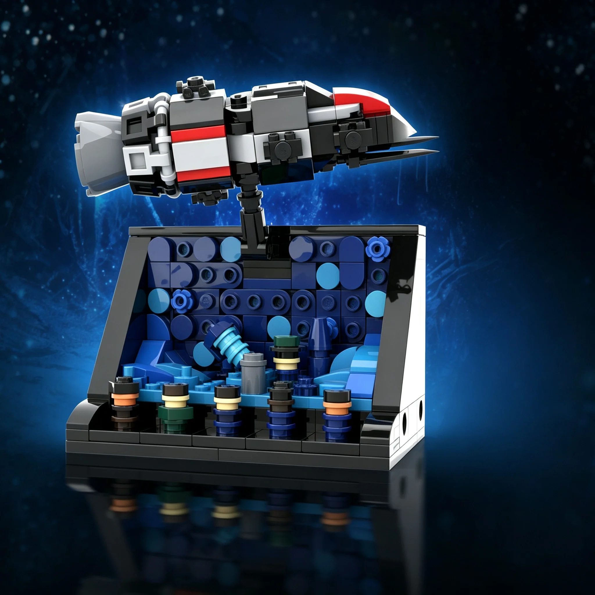 706pcs MOC Space Legends Vol.3 Stargate The Expanse Alien — 3 Dioramas Model Building Blocks Construction Toy Christmas Gift