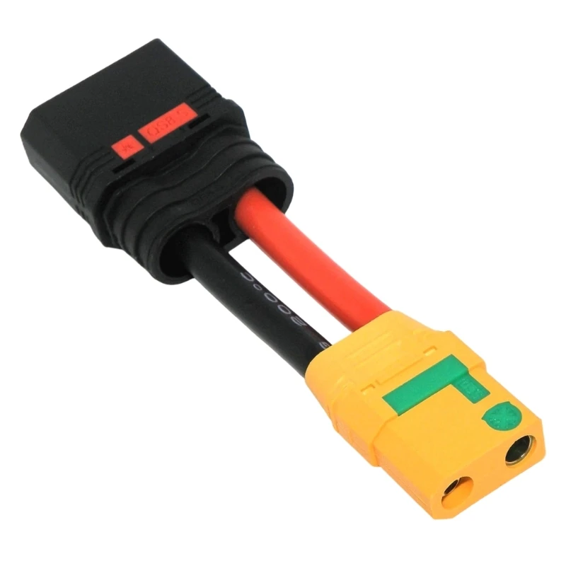 K43B Preassembled QS8-S to XT90S-F Power Adapter Cable with PVC Outer Coating, Connectors Conversion Wire for Remote Car and