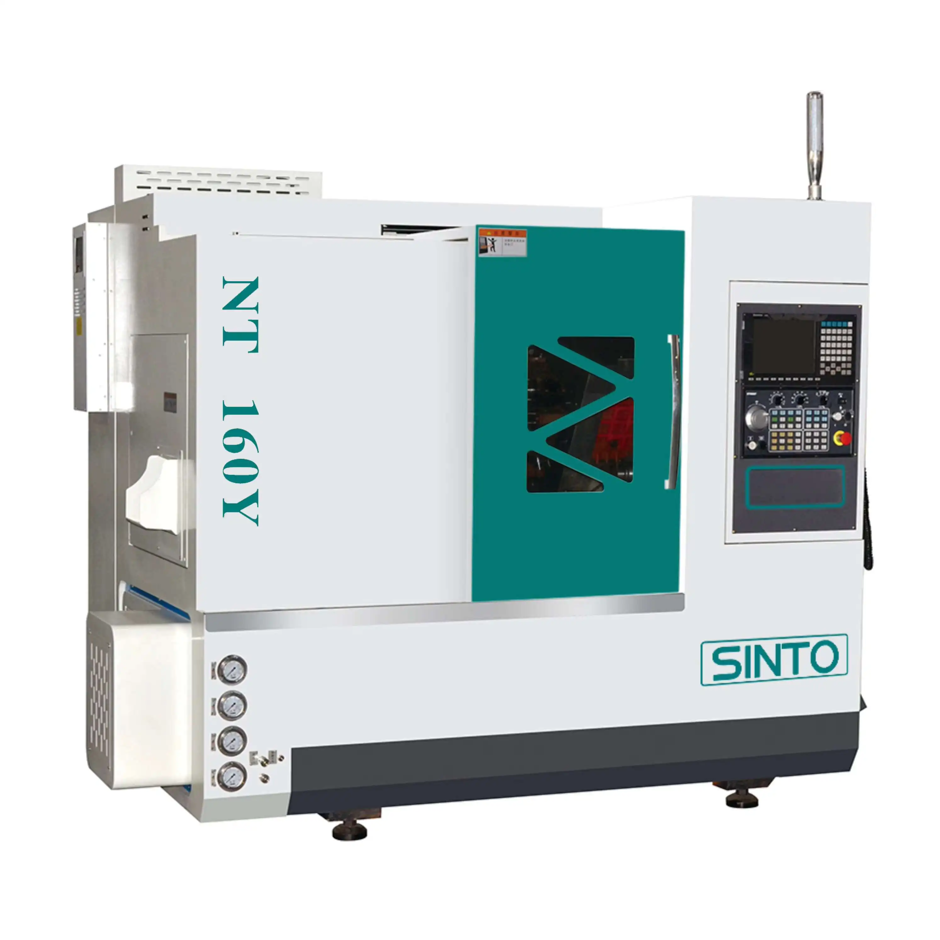 SINTO Nt160y CNC Hine Slant Bed Lathe High Rigidity 12 Station Fanuc System With Barfeeder