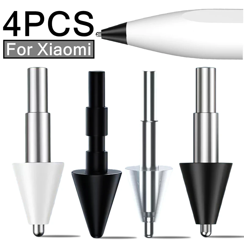 1/4Pack Replacement Pencil Tips for Xiaomi Stylus Pen 2 Touch Screen Tablet Smart Pen Nib Spare Nib for Mi Stylus 2 Mi Pad 5 Pro