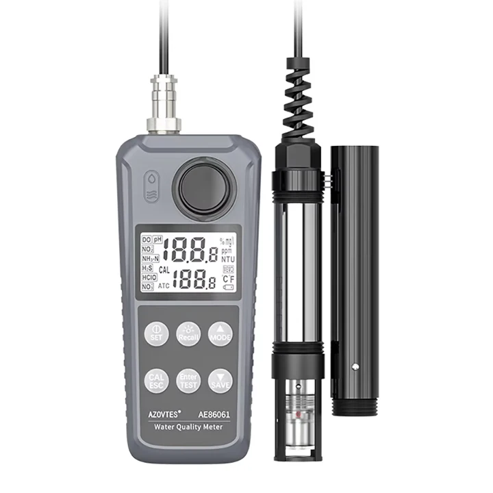 AE86061 Digital 6 in 1 Multifunction Water Quality for Acidity Meter Water Quality Tester