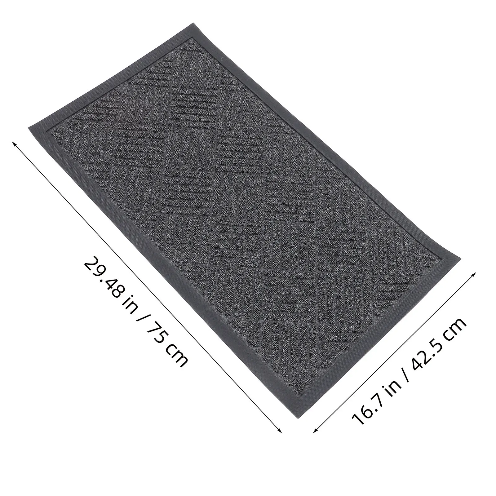 Non-Slip Water Absorbing Indoor Outdoor Entryway Door Mat for Front Back Door Kitchen Bedroom Patio Porch Threshold Entrance