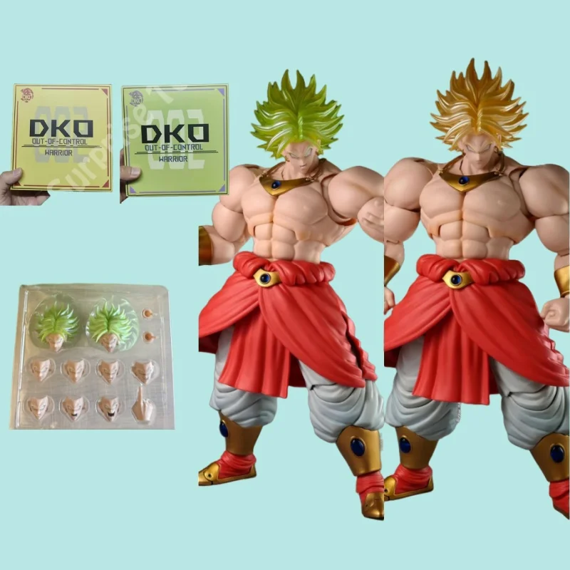 

DKO Toys Dragon Ball Z Super Saiyan Broly Head Accessories Beast Deities Kong Studio Anime Action Figure Collectible Gifts