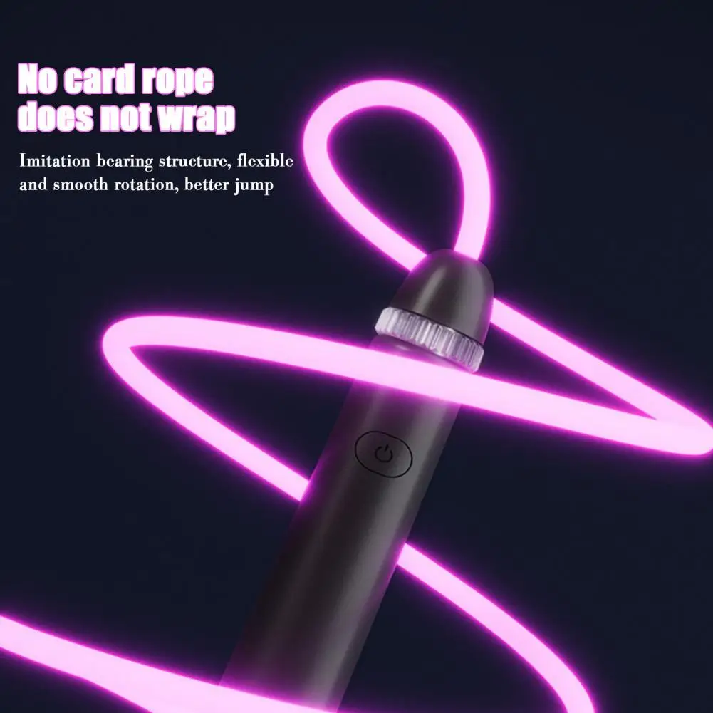 Speed Jump Rope Color Changing Led Jump Rope for Fitness Training -free Usb Rechargeable Skipping Rope with Light-up for Kids