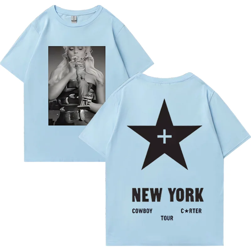 Beyonce Cowboy Carter Tour Hot sale T shirt Men Women clothing vintage Oversized Fashion streetwear Cotton short sleeve T-shirt