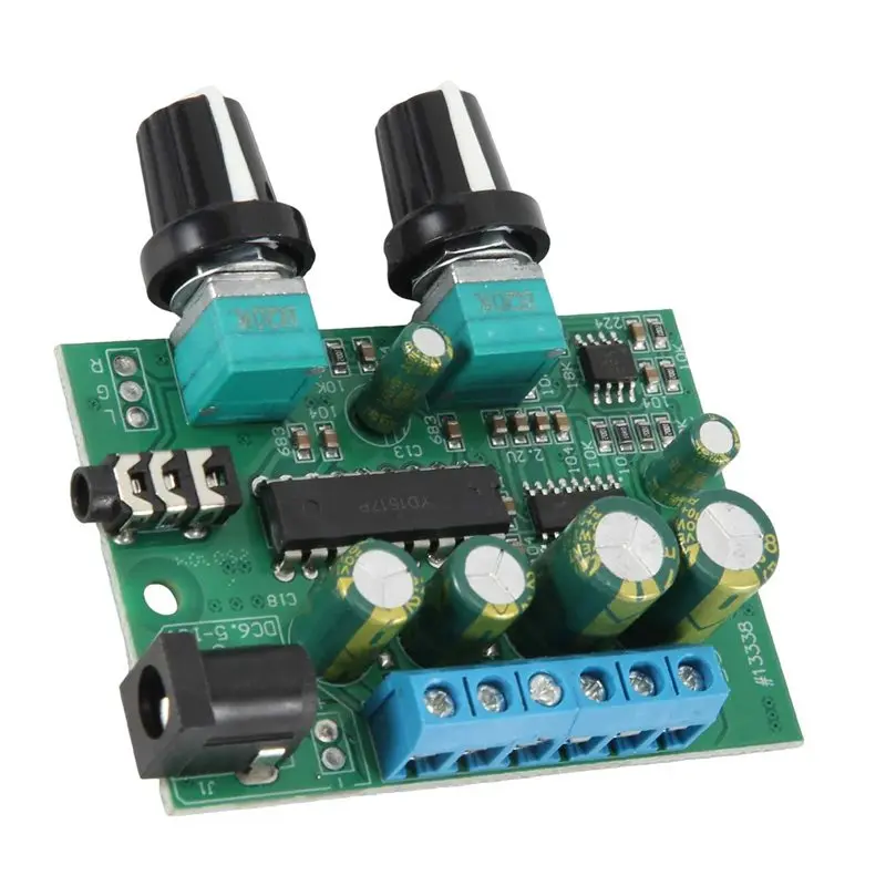 Efficient 2.1 Channel Class D Hifi Power Amplifier Board 25W+6W+6W Sound Amp Volume Control For Speaker Subwoofer Home Theater