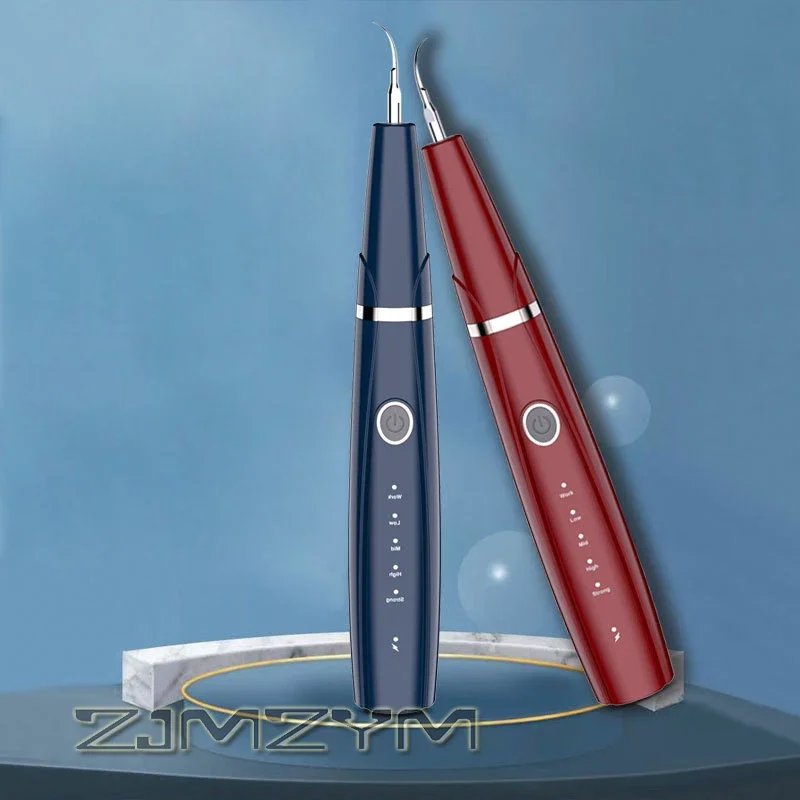 Limpador dental portátil para casa inteligente, ipx6, à prova d'água, ultrassônico, instrumento de beleza dental com 5 holofotes led