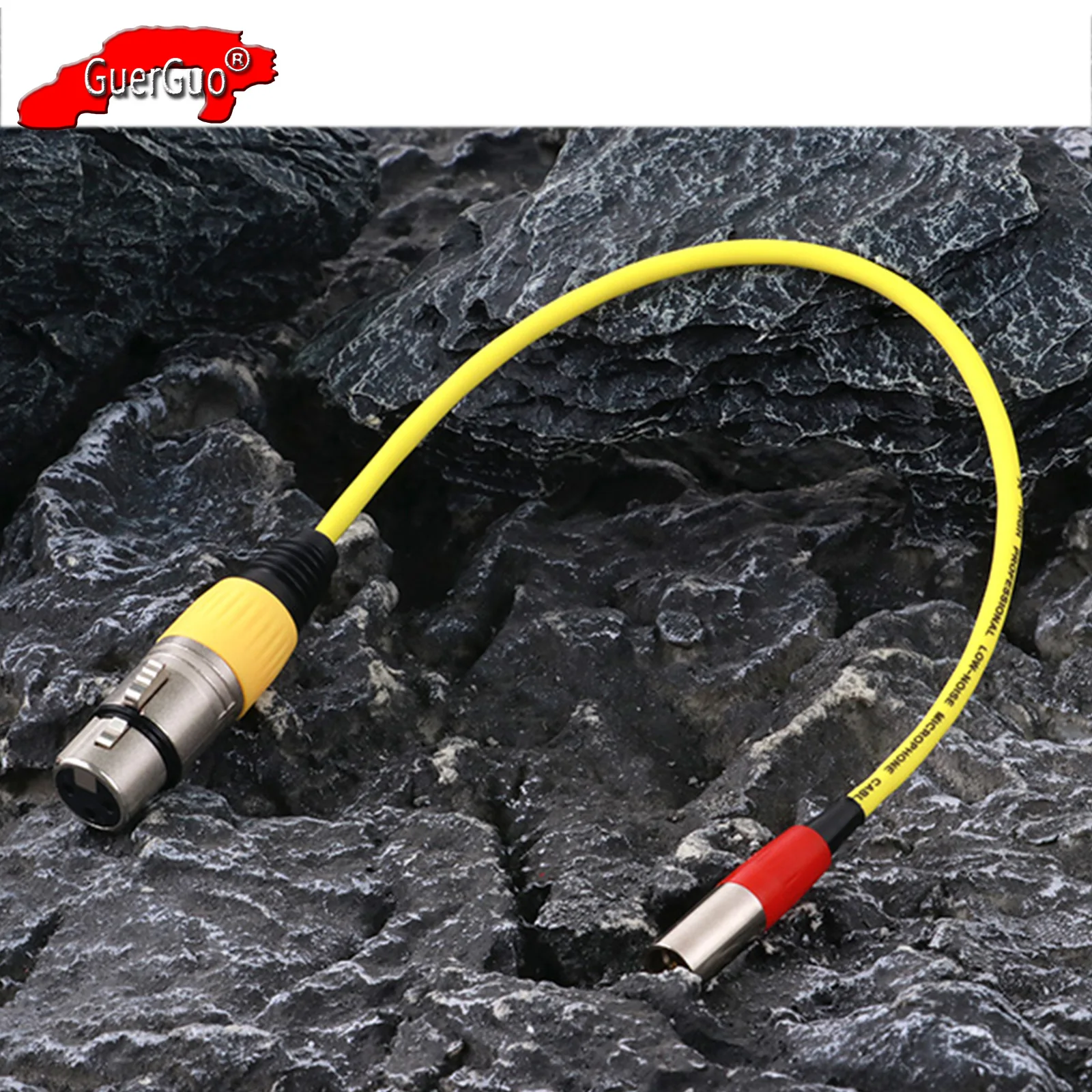 

3Pin XLR Female to 3Pin Mini XLR Male Audio Adapter Cable​​ Extension Converter Cord for Transfering Camera Microphone Interface