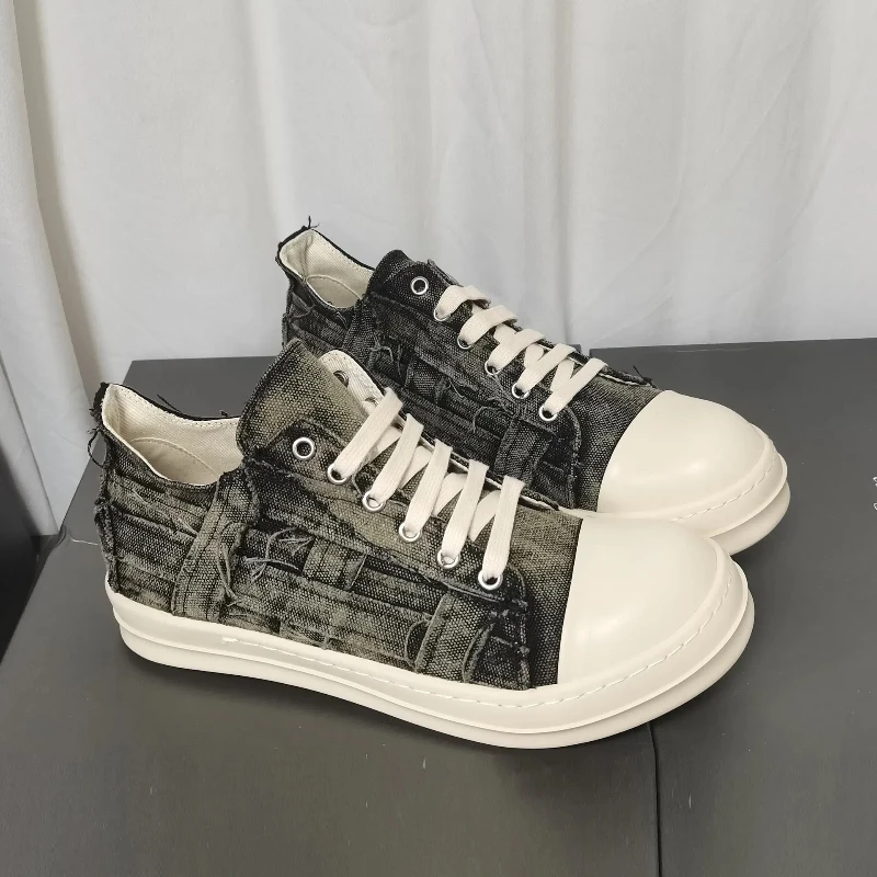 

2025SS HIGH Quality Men's Casual Sneakers Male Fashion Denim Sneaker Y2K Comfortable Shoes for Men