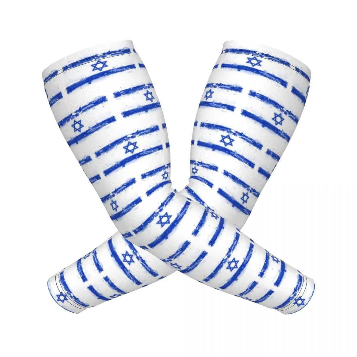 

Израильский гранж-флаг рукава для мужчин и женщин защита от солнца и ультрафиолета татуировка прикрытие спорт охлаждение велосипед