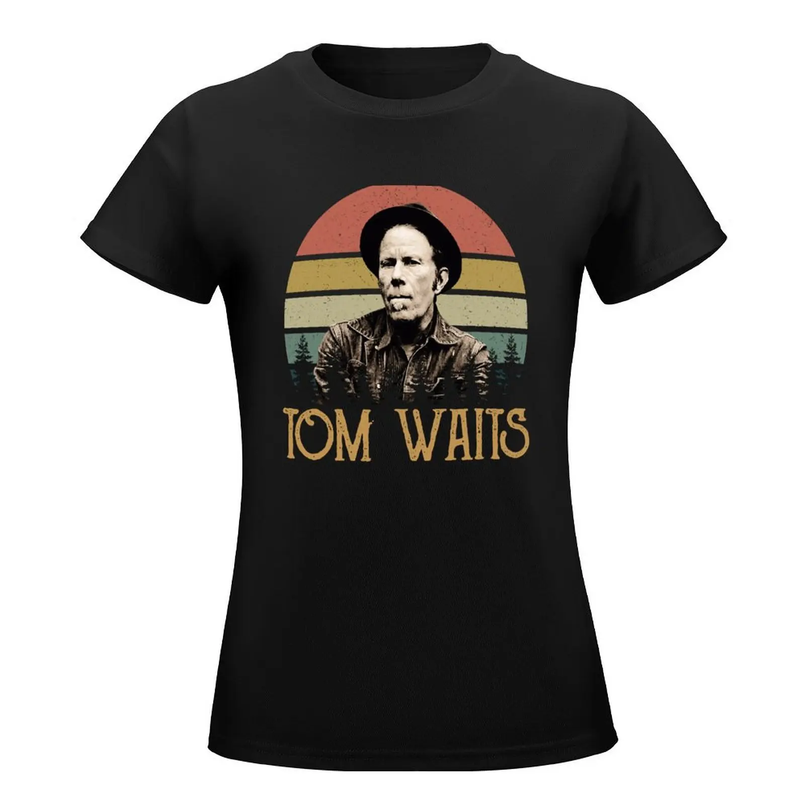 Day Gifts Tom Music Waits T-Shirt aesthetic clothes customizeds graphics t-shirt dress for Women plus size