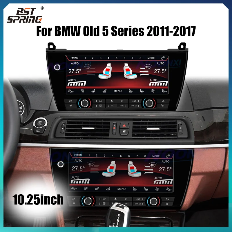 

ЖК-дисплей цифровой панели переменного тока для BMW 5 серии 2011-2017 Сенсорное Голосовое управление кондиционированием