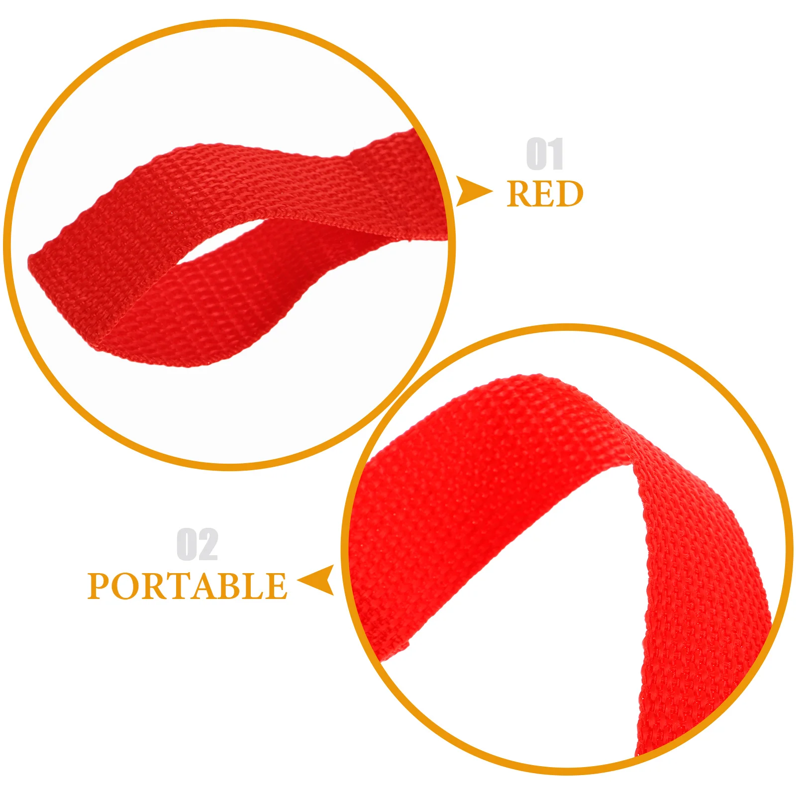 4 Stück Gürtelwinde, roter Anhänger, Zugseil, Rigging, Abschleppgurte, Ziehschutzhülle, Boot