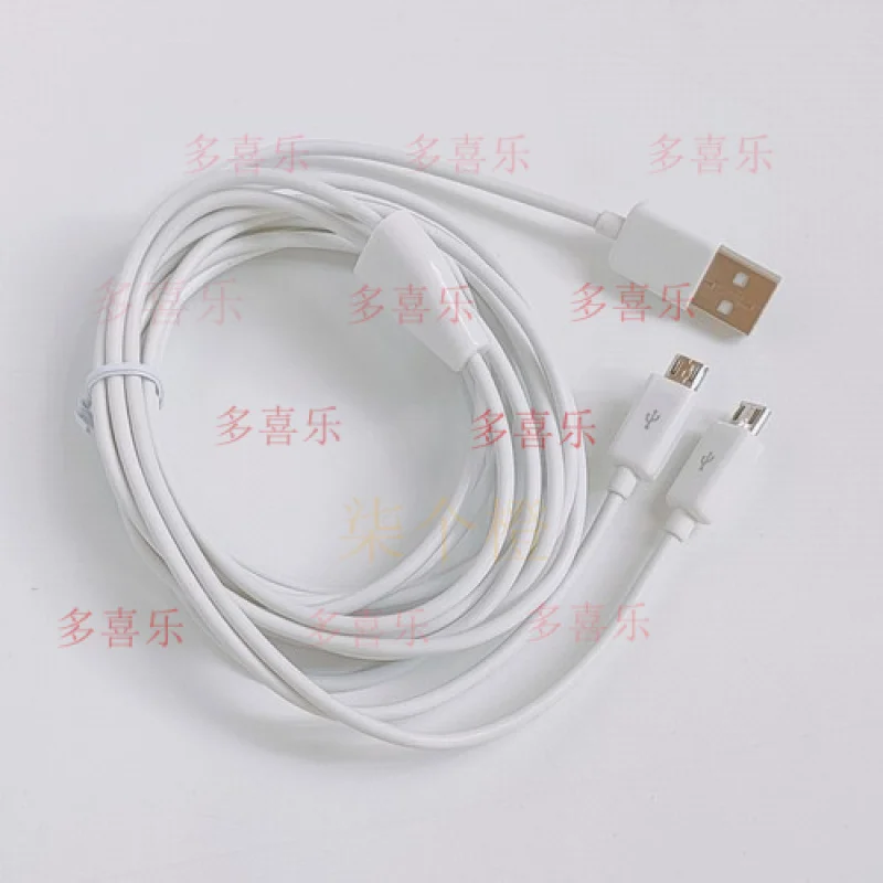 WW for    White 3meter 10ft Dual Micro USB Splitter Cable Power 2 android devices