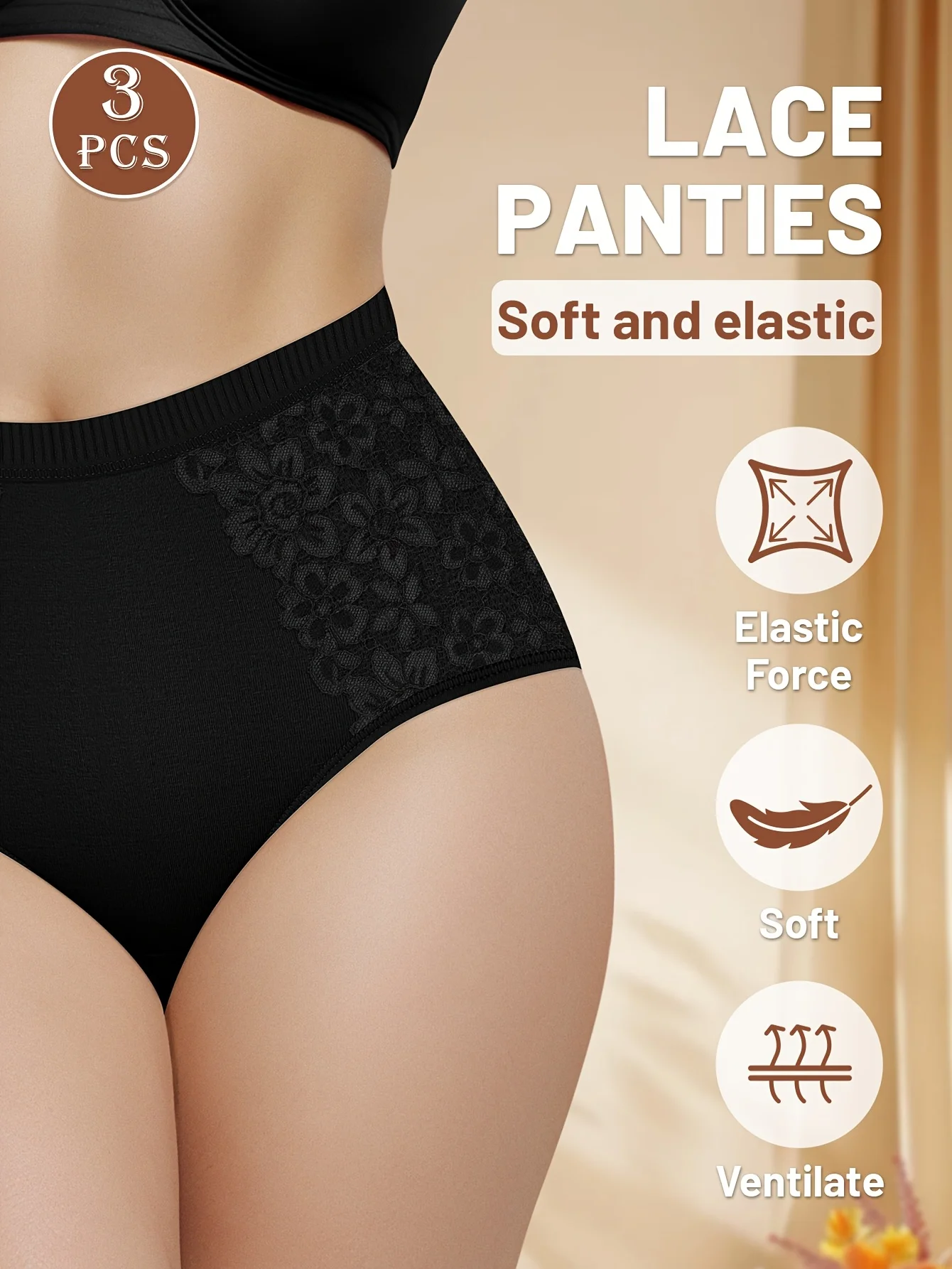 Thumbnail 3 - #38 Latest Womens Lace Trim Comfort Panties Updates