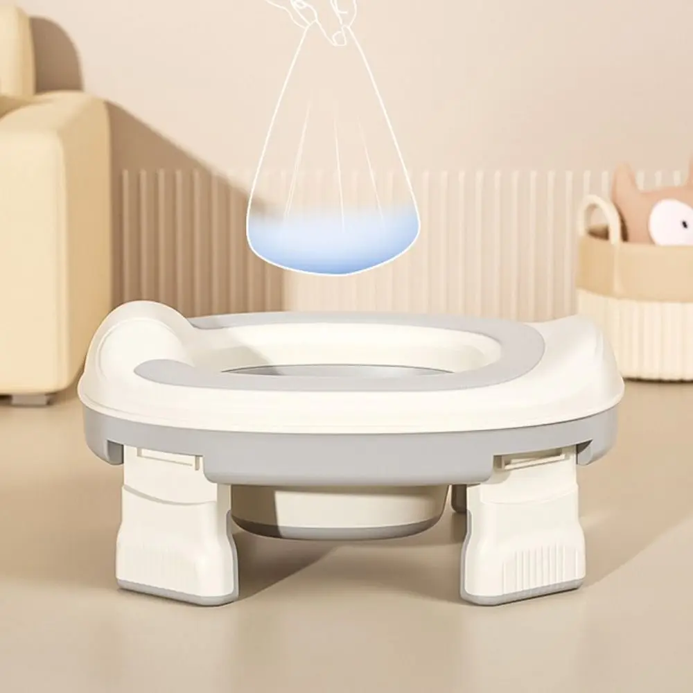 مقعد مرحاض للأطفال قابل للطي مقاوم للرذاذ ومضاد للانزلاق للأطفال مقعد مرحاض أطفال مساعد للتدريب المنزلي #3