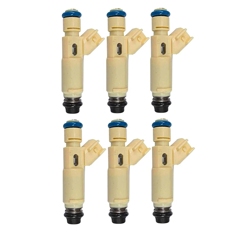 AU04 -6Pcs Car Fuel Injector Nozzle 195500-3521 822-11157 For Ford Escape Taurus Mazda Tribute Mercury Sable 3.0L V6