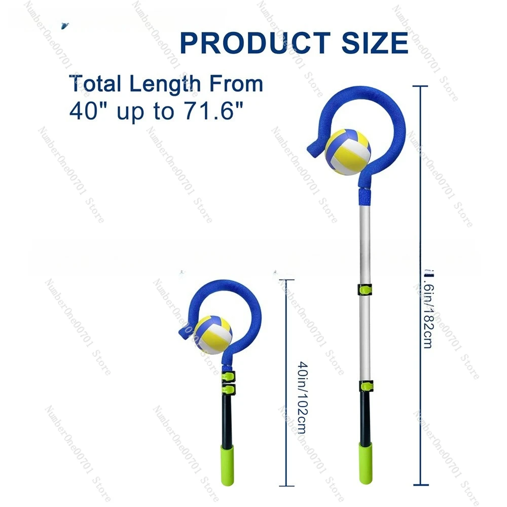 Volleyball Spike Training Aid Question Mark Spiking Trainer, Portable Hitting Practice Tool for Player Coaching & Skill Exercise