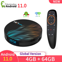 HK1 MAX Smart TV Box Android 11 RK3318 4GB RAM 64GB ROM 4K BT 2.4G/5G Dual Wifi Media Player TVBOX Set Top BOX