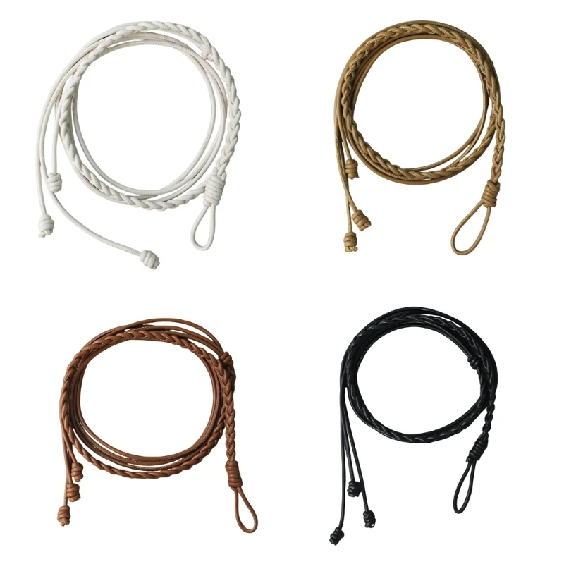 367C Elegant Waist Belt For Women PU Waistband Soft Adjustable Strap Dress Decoration Fashion Waist Sash