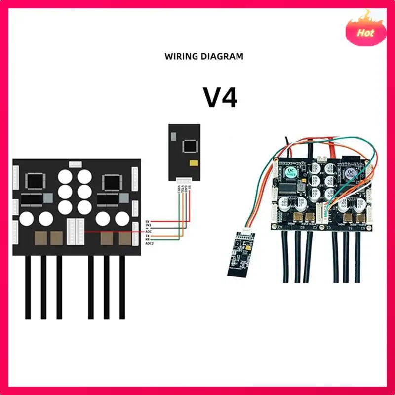 

Многофункциональный экранный пульт дистанционного управления Vx2pro с экраном и приемником, совместимый с пультом дистанционного управления VESC4 VESC6