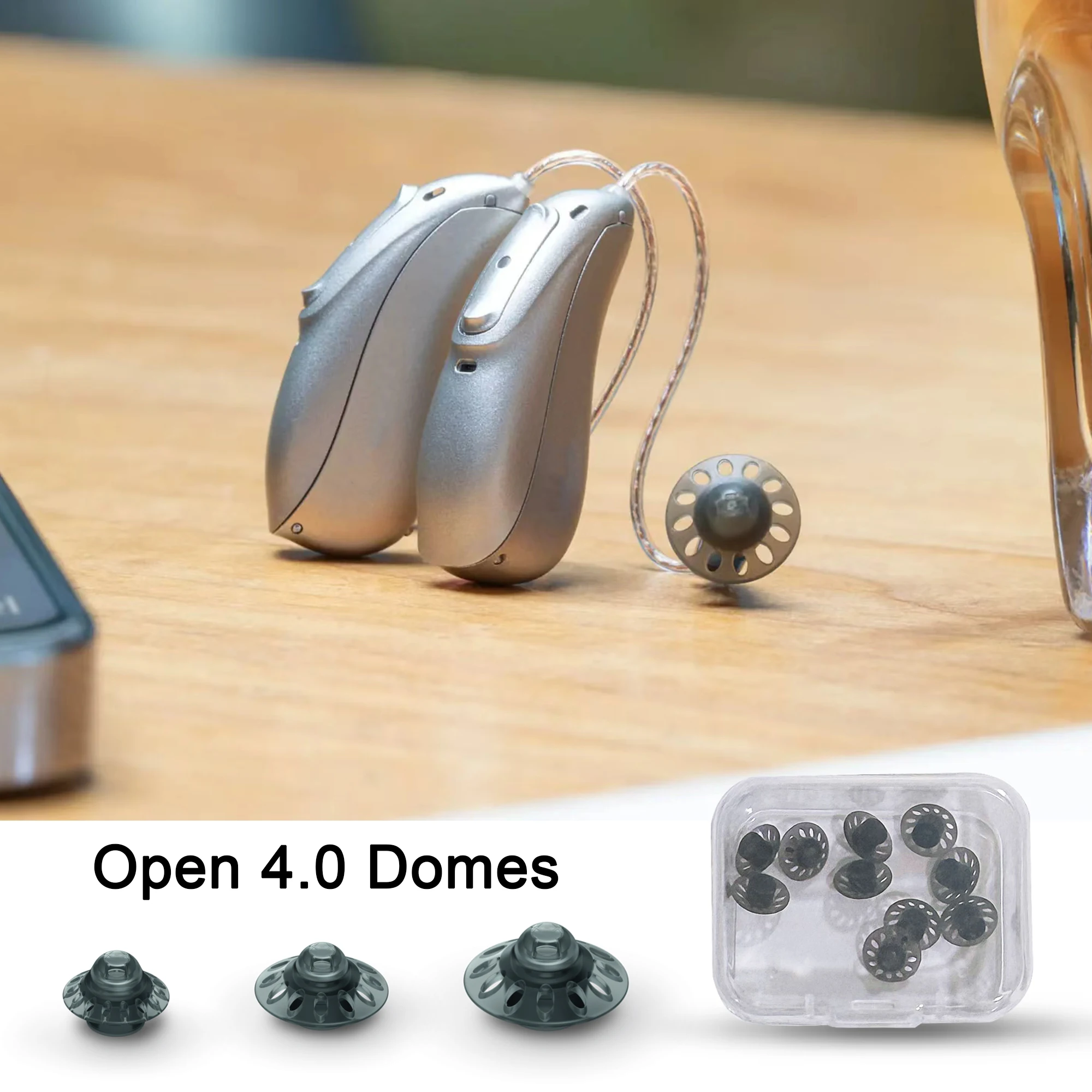 Hearing Aid Domes for Phonak Replacements,Phonak Open 4.0 Domes,10pcs Universal Domes for Phonak-Unitron Ric Hearing Aid