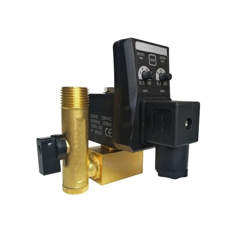Electronic drain 4 with timer automatic drain, air compressor dryer filter electric drain valve