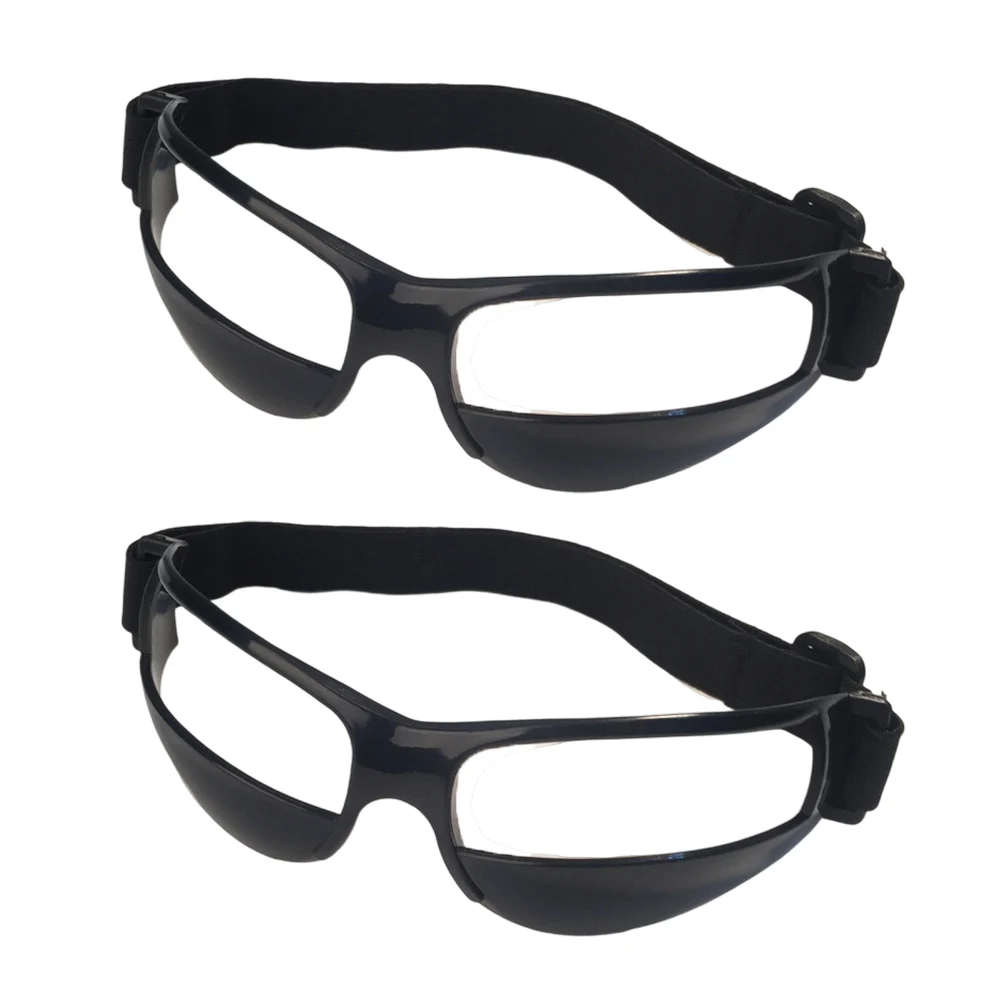 Óculos para gotejamento de basquete, 2 peças, auxílio para treinamento de basquete, ajuda os jogadores, foco no controle da bola, sem olhar para baixo