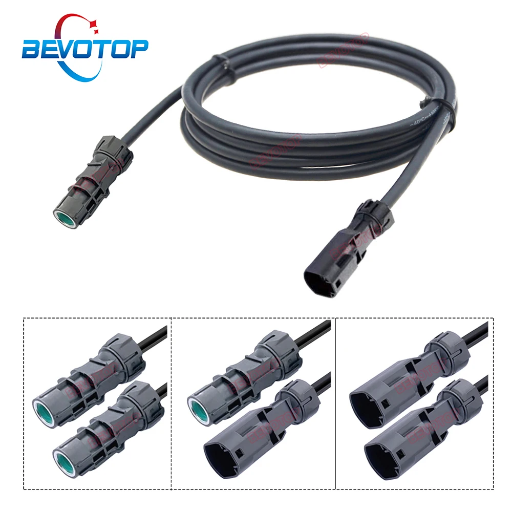 BEVOTOP Waterproof LVDS Cable 4 Pin Waterproof HSD Code A Male to Female Jack High Speed 4 Core 535 Wire Harness 10CM~10M