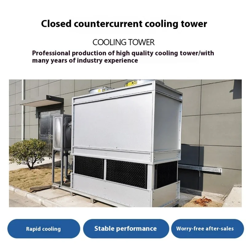 Source Factory Industrial FRP Counterflow Cooling Tower Industrial cooling tower‌ Easy to maintain square cooling tower for effi