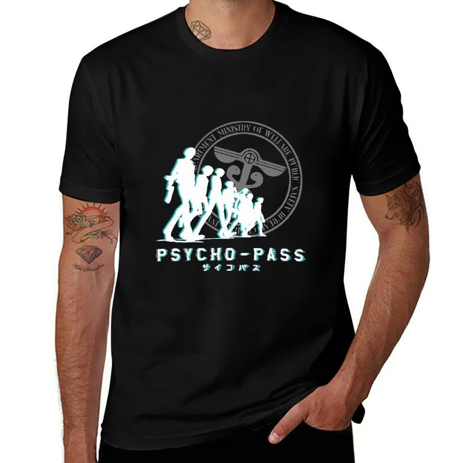 Psycho Pass Agents T-Shirt Breathable Sportswear for Men T-Shirt