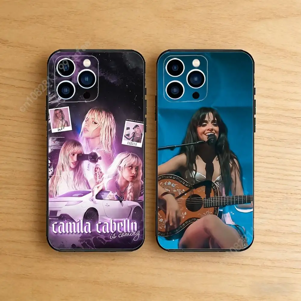 

C-Camila Cabello-S Concert Phone Case for iPhone 17 16 16E 15 14 Pro Plus Air 13 12 11 Max Mini X XR XS TPU Bumper
