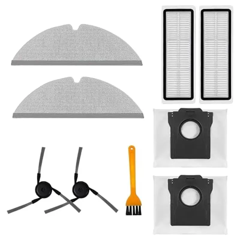 

Запасные части для Dreame D20 Pro Plus / D20 Pro: боковая щетка, HEPA-фильтр, мешок для пыли, салфетка для мытья полов