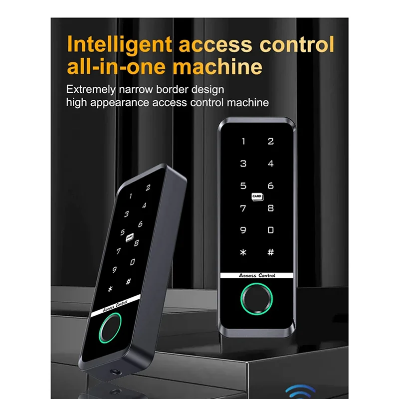 AS95-2X WIFI TUYA App Биометрический контроллер доступа по отпечаткам пальцев Клавиатура IP66 Водонепроницаемая автономная система контроля доступа к двери (A)
