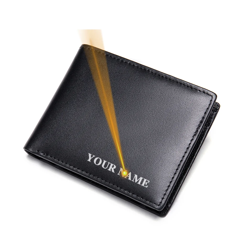 men's genuine leather wallet purse for men engrave desinger card holder men's money bag short coin purse RFID wallet 7328