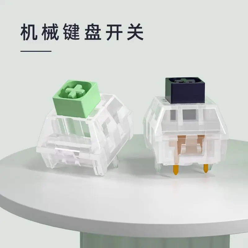 Kailh Box Jade Navy Keyboard Switch Clicky Mechanical Keyboard Switches Water-proof Dust-proof 3Pin Switchs Customize Gamer PC