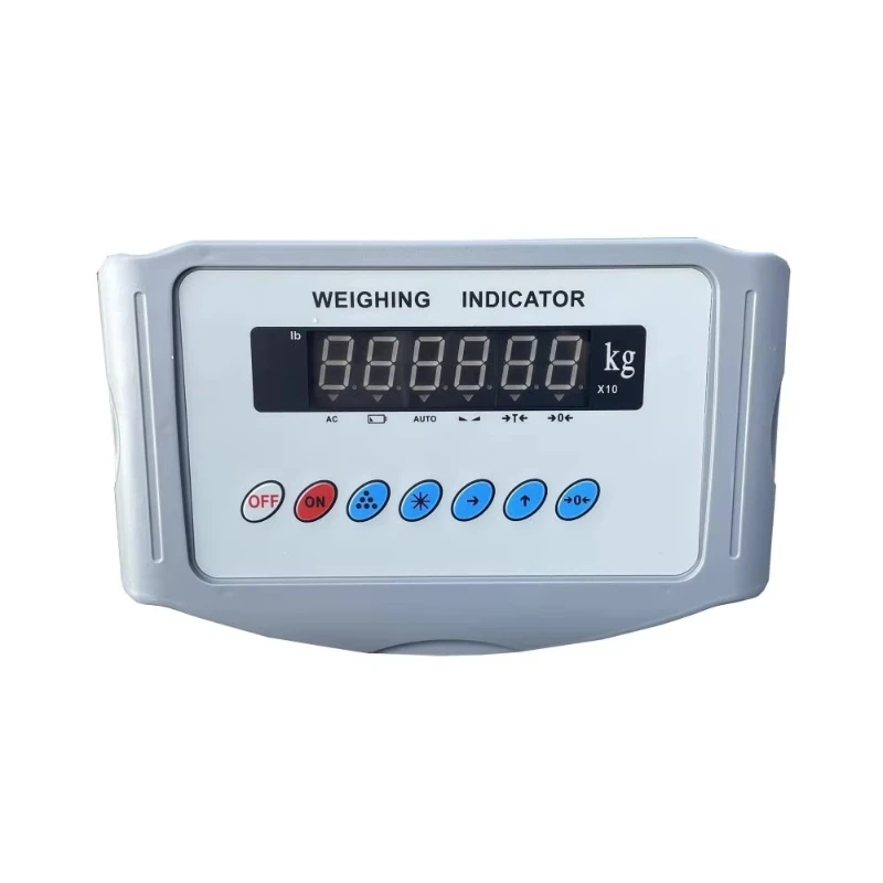 

With plastic housing for floor scales and platform scales with automatic hold function