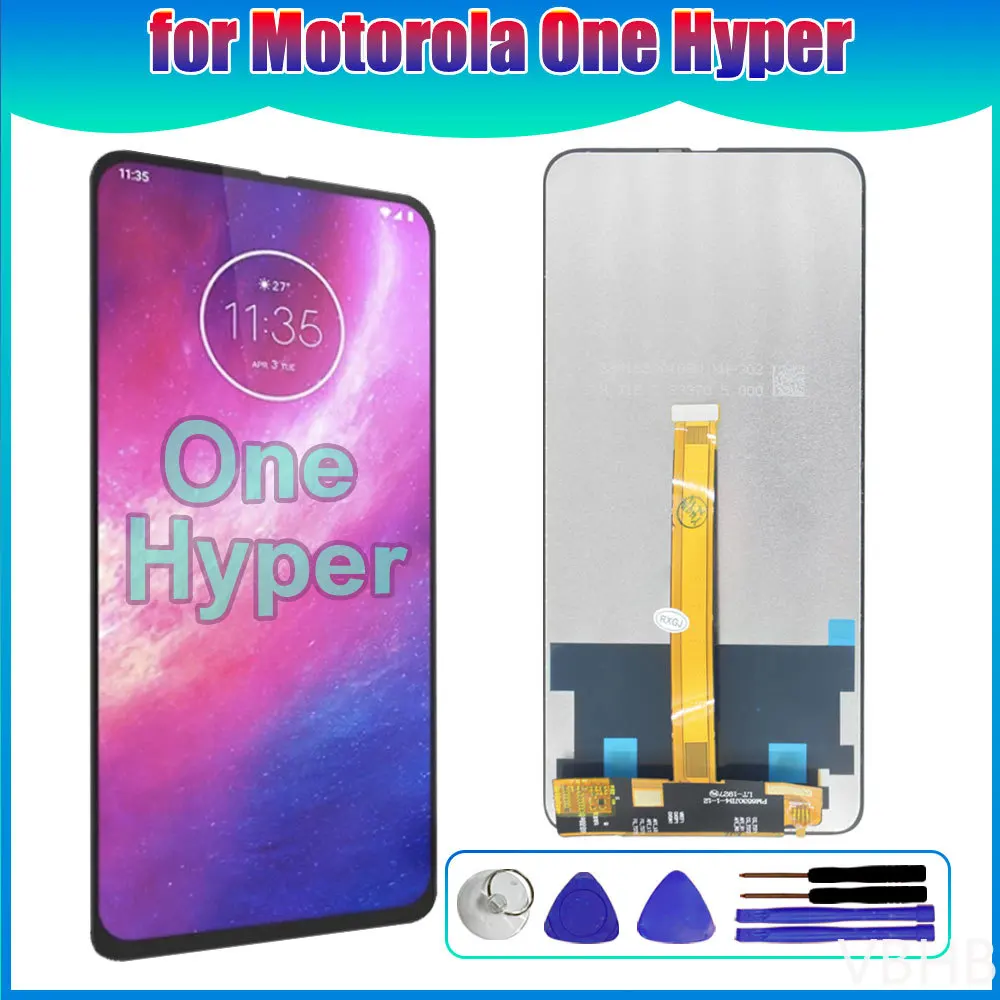 For Motorola Moto One Hyper XT2027 LCD Display Touch Screen Digitizer Full Assembly Mobile Phone LCD Screen Repair Parts