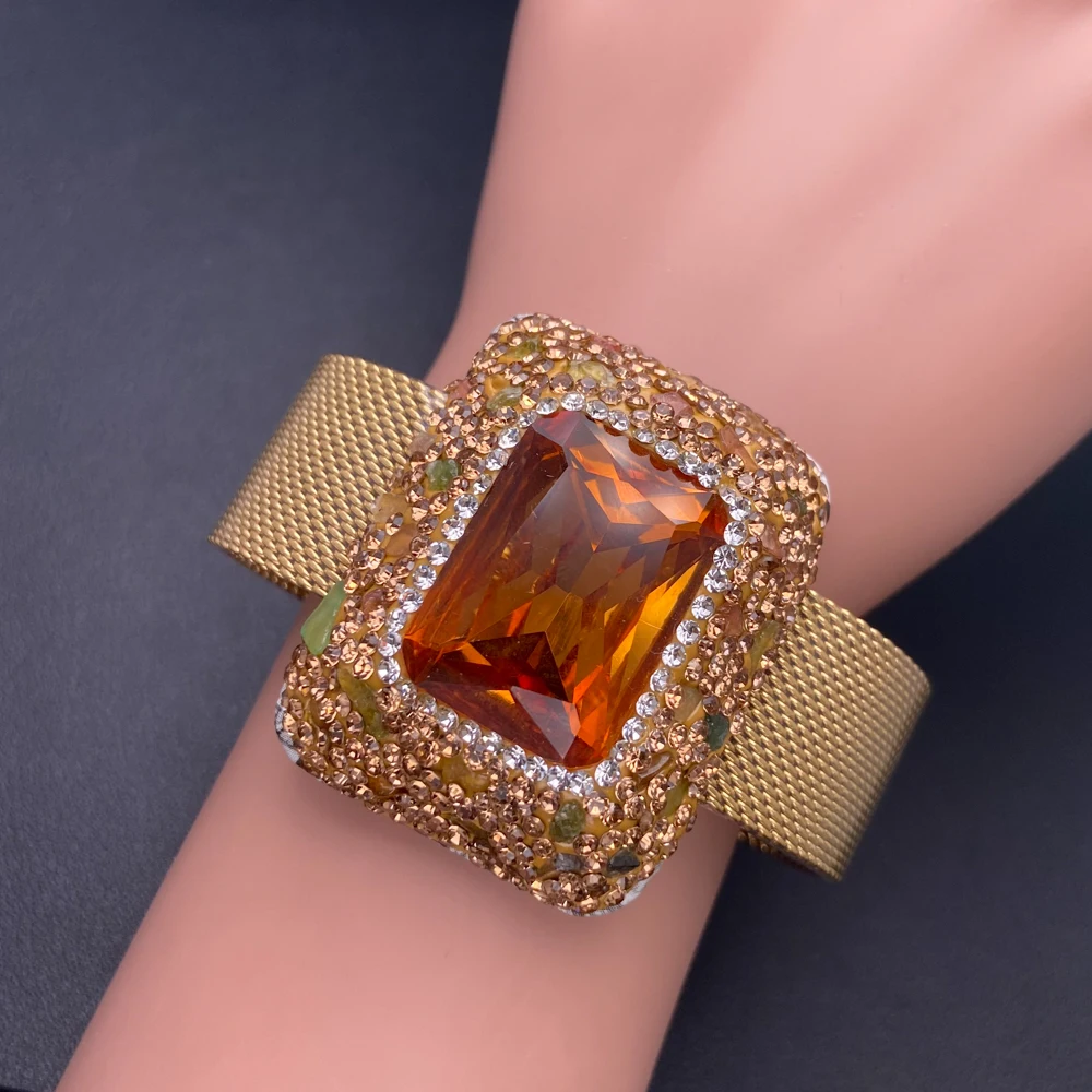 الإسورة الكبيرة الاسترليني Zultanite سوار مكون من أحجار كريمة سلطانيت فرصة غرامة مجوهرات النساء حفل زفاف هدية