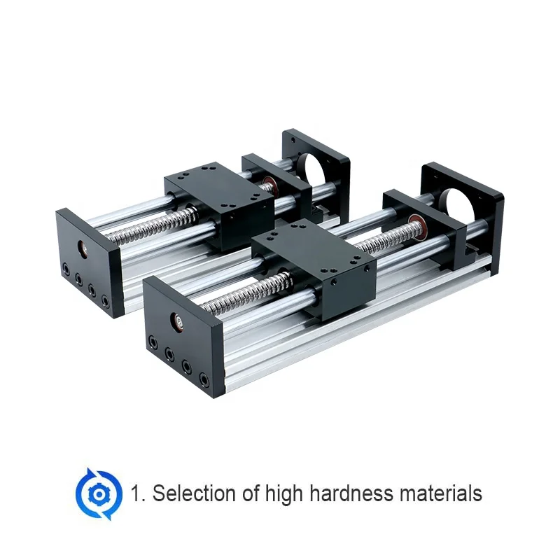 HLTNC Ball Screw 1204/1605 Linear Guide Slide Motion Module Optical Shaft Slide Table 100-500mm automatic mechanical arm Cnc