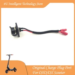 Original XLR Cannon 3-Pin Charging Socket for INOKIM OXO OX Electric Scooter Charge Plug Power Input Port Spare Parts