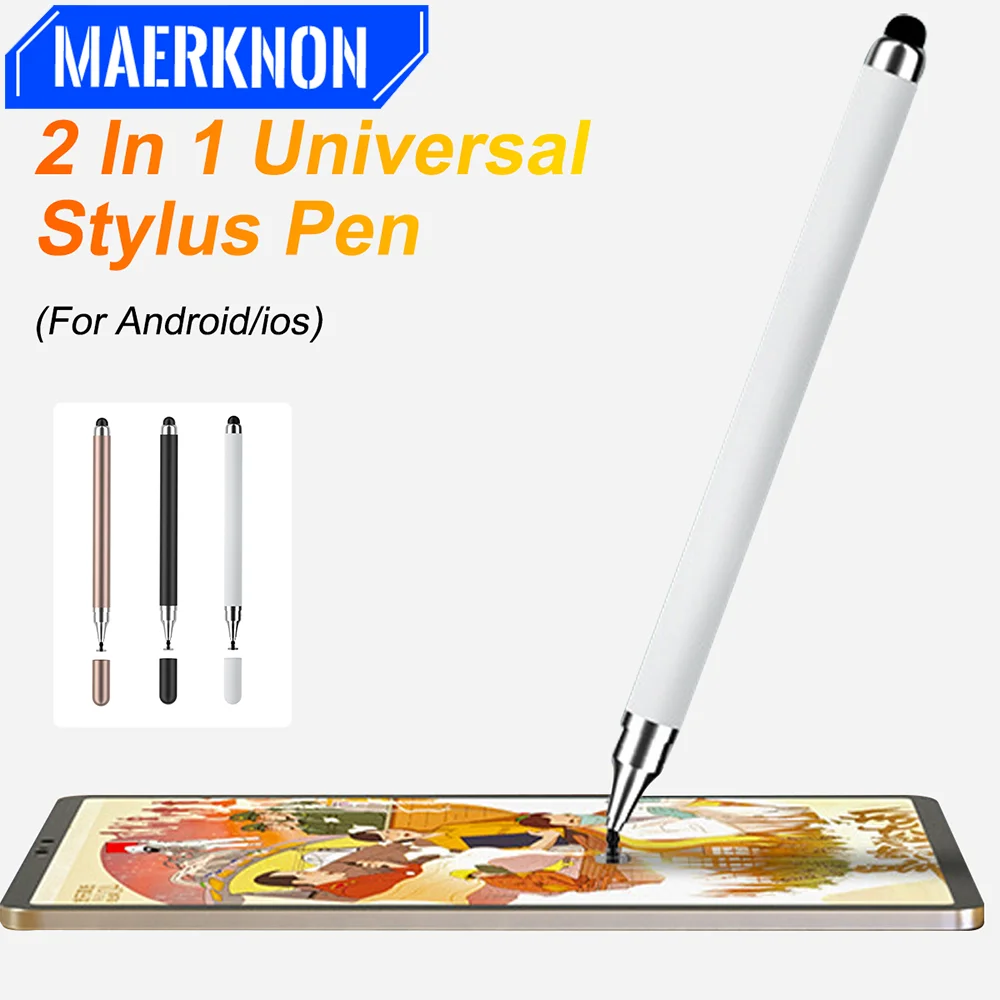 2 in 1 Stylus Pen for Touch Screen High Precision and Sensitivity Suitable for iPhone ipad Android for All Touch Screens