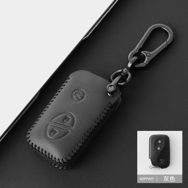 For Lexus old ES240 RX270 LS LX CT GX leather high-grade key case keychain male and female car accessories