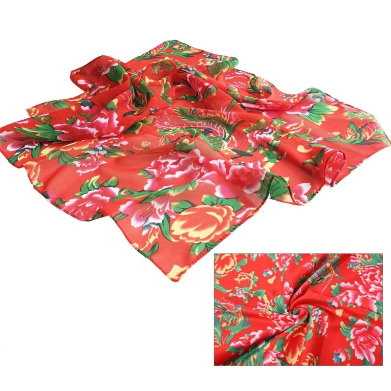 Floral Scarf Shawl, Suitable for Various Outdoor Activity and Daily Wear for Casual and Sports Activity Dropshipping