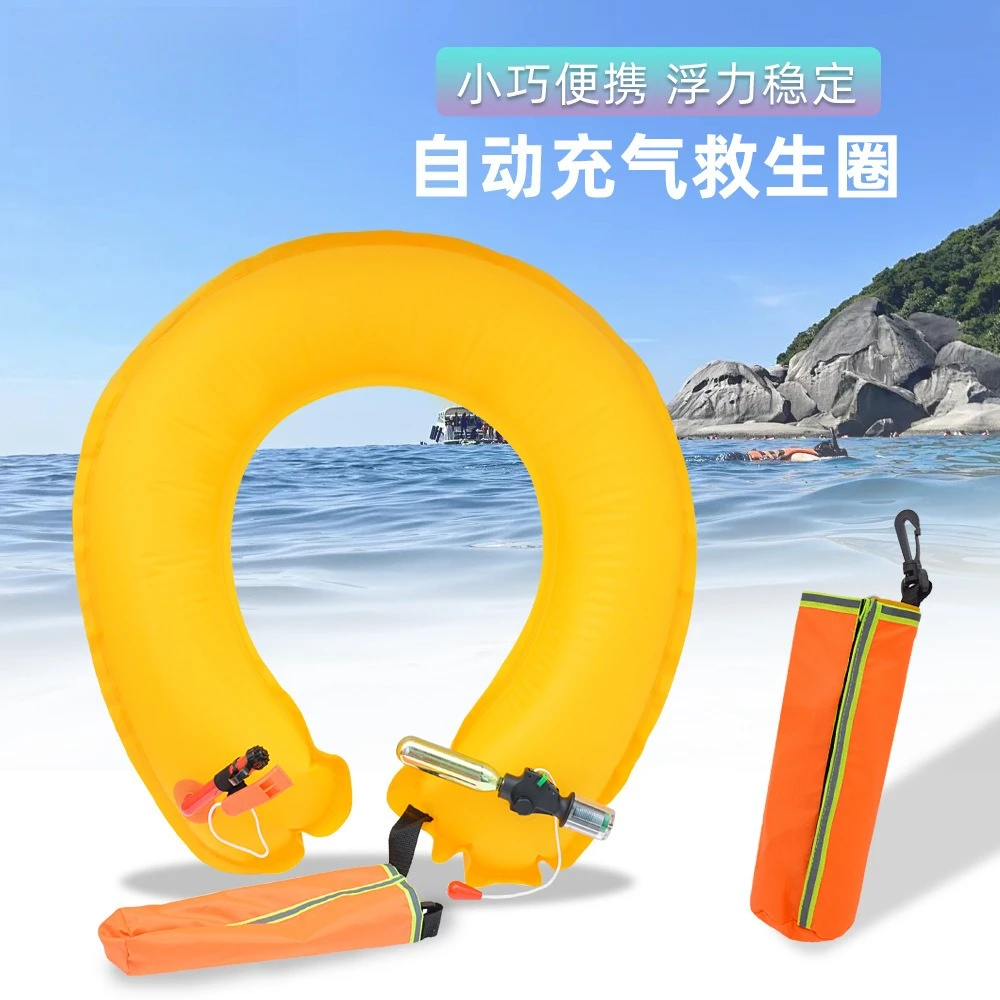 Automatic Inflatable Life Saving Belt Portable Manual Emergency Flotation Device For Outdoor Wading Vehicle Use