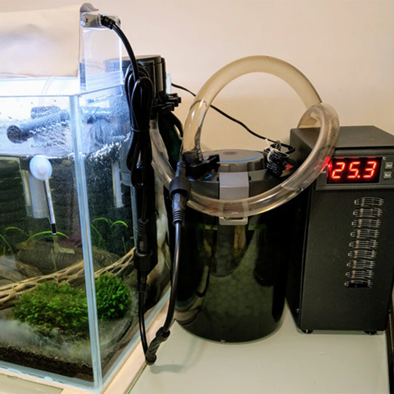 

20-литровый термостатический регулируемый полупроводниковый электронный миниатюрный охладитель для аквариумов и циркуляционного охлаждения воды