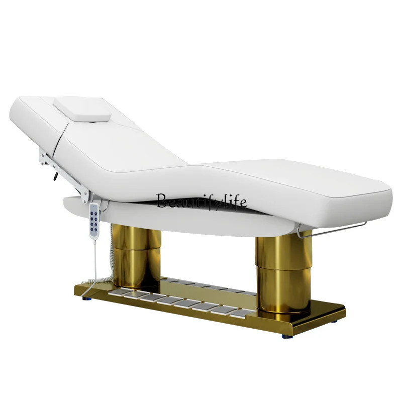 

Electric beauty bed multi-functional massage bed