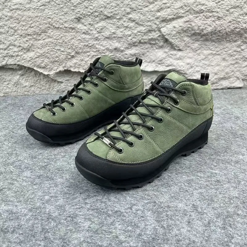 

2025 Hot Sale Hiking Shoes For Men Rubber Sole Trekking Shoes Mens High Quality Outdoor Boots Man Camping Shoe